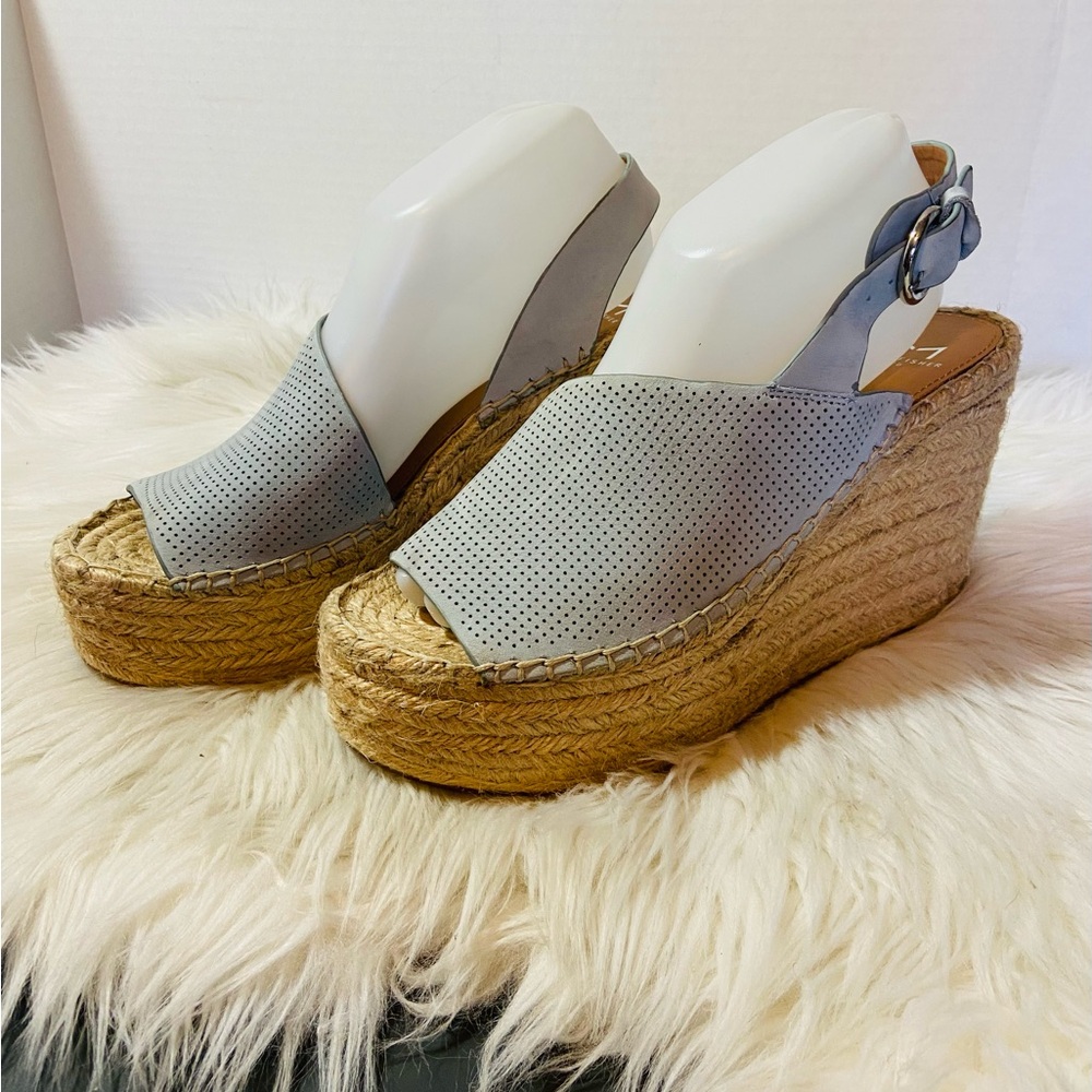 MARC FISHER Slingback espadrille wedges - Picture 4 of 13